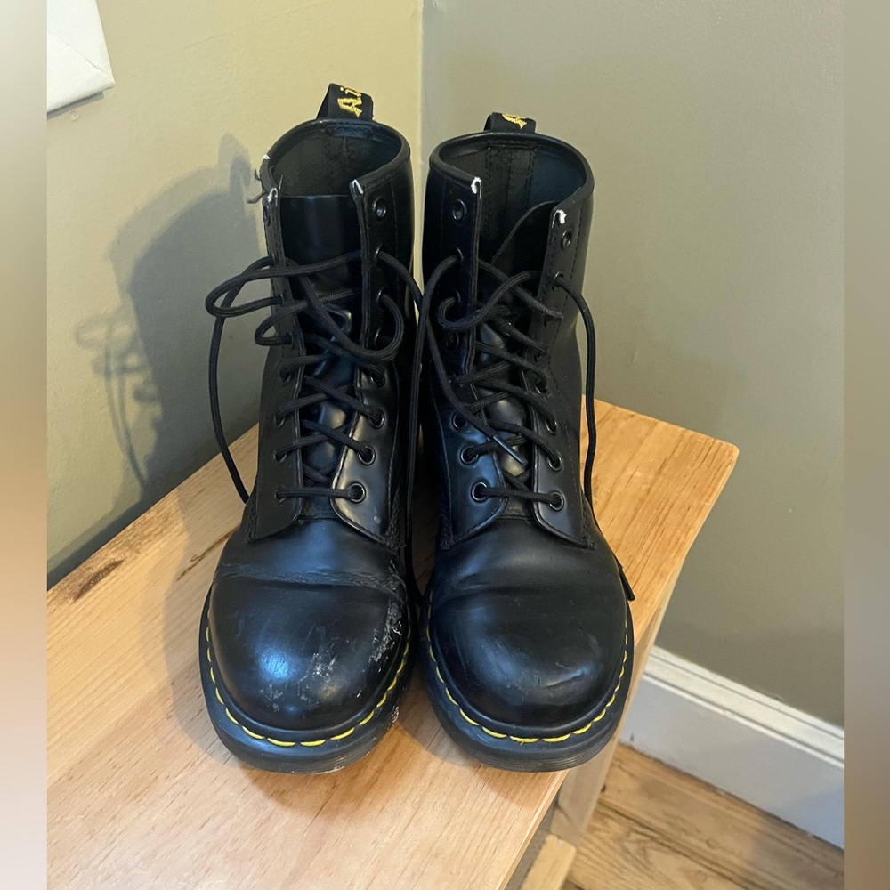 Doc Martens Classic Lace Up Boots, Women's size 10